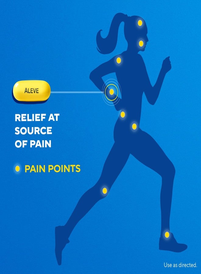 كبسولات أليف المسكنة للألم وخافضة الحرارة، تحتوي على نابروكسين الصوديوم، دواء لتخفيف الصداع وآلام الظهر والجسم، للبالغين والأطفال من عمر 12 سنة فما فوق، 90 كبسولة - Image 4